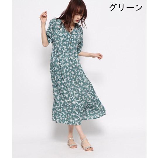 レトロフラワーティアードワンピースアウリー Auli レディース ワンピース Anap 通販 Paypayモール