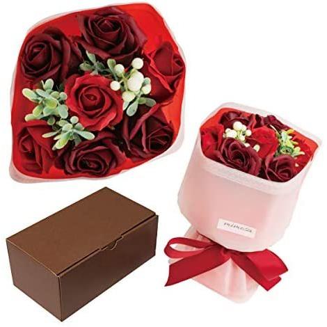 ソープフラワー ブーケ 誕生日 母の日 花 女性 人気 妻 結婚記念日 結婚祝い 贈り物 枯れない花 石鹸花 お見舞い ワインレッド スモール Saipp Vap19k1ee アナリス 通販 Yahoo ショッピング