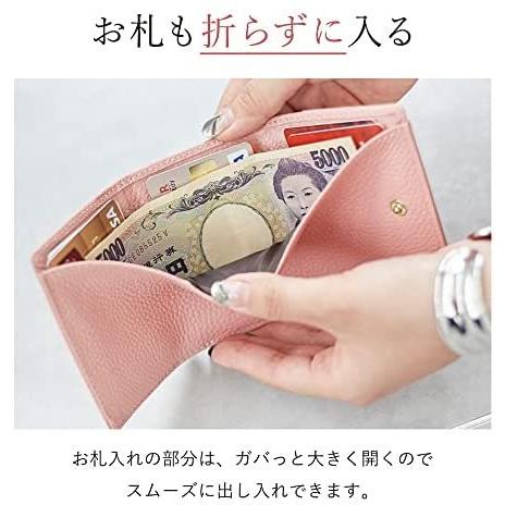 Lupilina 財布 ミニ財布 レディース 三つ折り 本革 メンズ ミニウォレット 小さい財布折らずに 小銭入れ ボックス型 (ネイビー)｜anarisu｜04