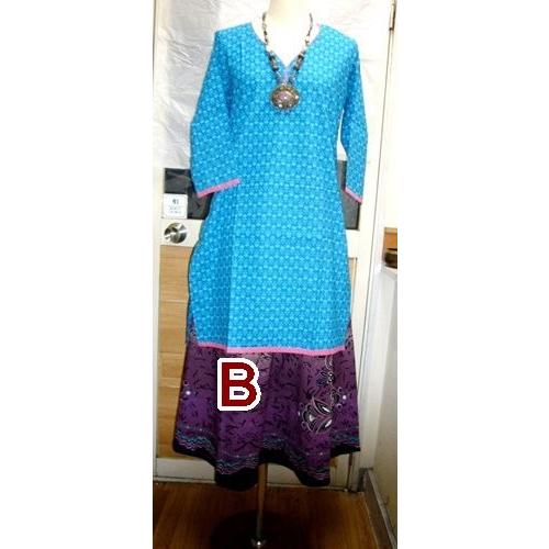 クルティ パステルカラー インド民族衣装風ワンピース 七部袖 4 4 19 和服占いインドの店アナルカリ 通販 Yahoo ショッピング