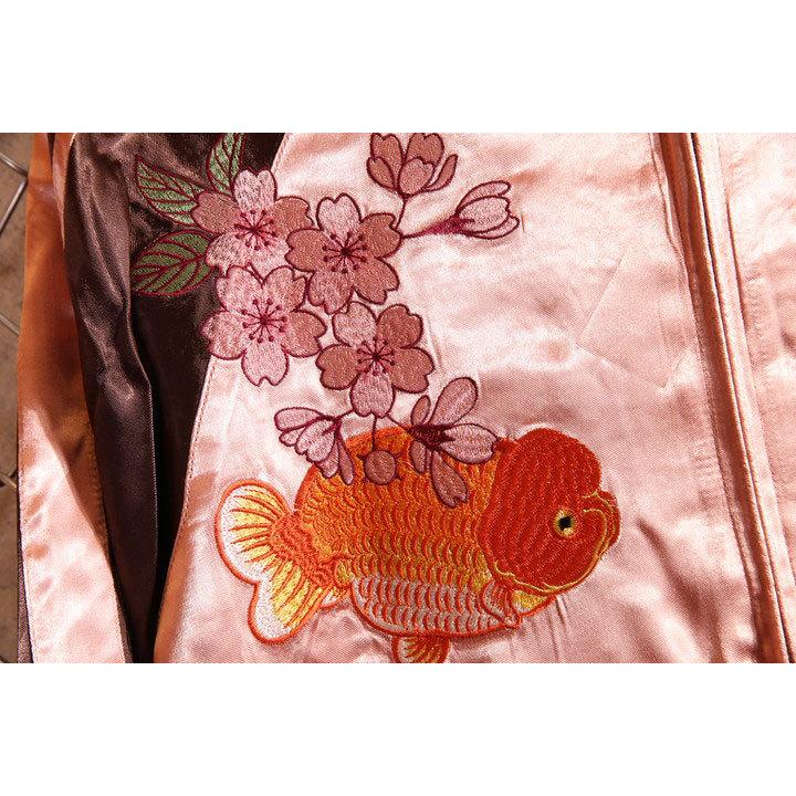 ジャパネスク ランチュウ 刺繍 スカジャン 3RSJ-031ジャケット : ANCH 