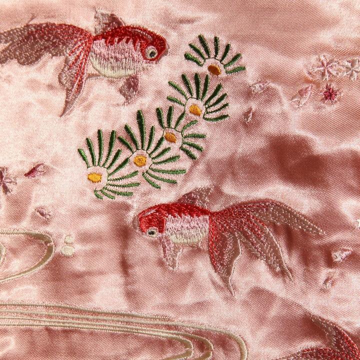 ジャパネスク 金魚 和柄 刺繍 スカジャン 3RSJ-049 スーベニア