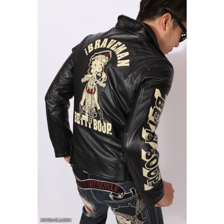 ヒ*ン様 入札スタートさらに値下げ！！ベティ・ブープ サテンライダースジャケット BETTY BOOP（ベティ ブープ） XLサイズのみラスト1点もってけ価格