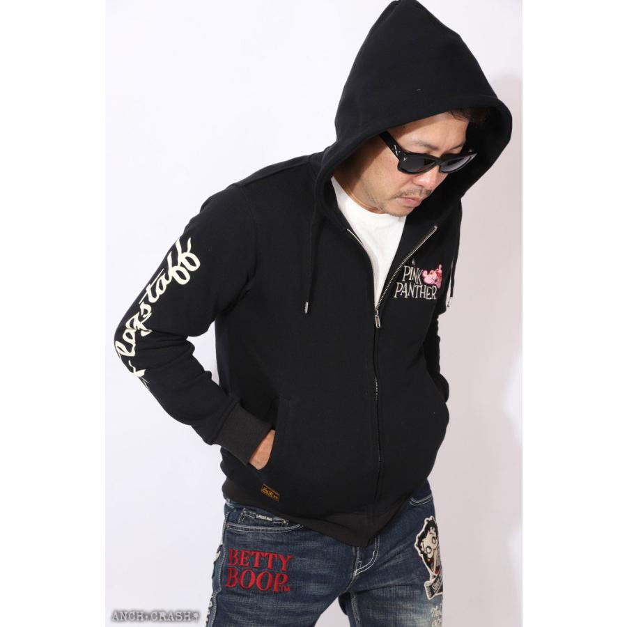 在庫限りセール SALE 30%off FLAG STAFF ピンクパンサー 刺繍 パーカー(424004)フラッグスタッフ PINK PANTHER ご奉仕品の為返品交換不可 Flag staff（フラッグスタッフ） 在庫限りセール SALE 30%off FLAG