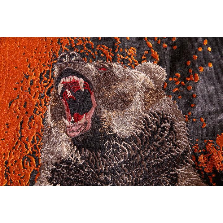 SATORI 24h限定P最大14倍!1/13pm23:59迄 さとり 月に熊 和柄 刺繍