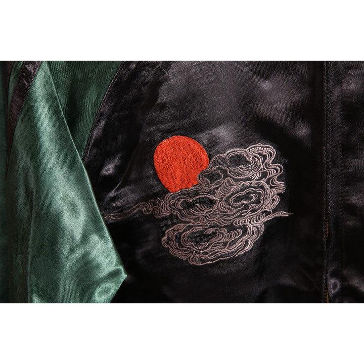 24h限定pMAX13.5倍!6/4pm25:59迄 satori さとり 和柄 刺繍 スカジャン GSJR-017の画像