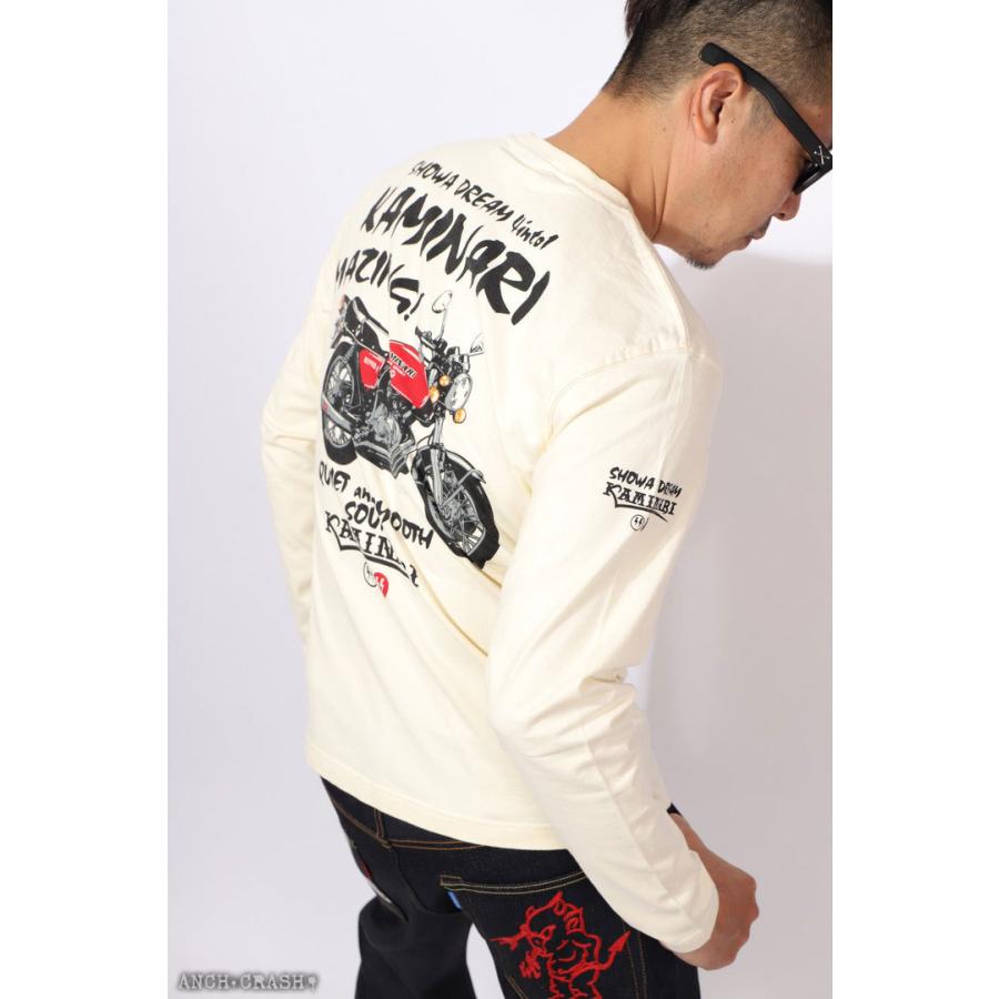 本日最終日P最大22倍!11/30pm23:59迄 在庫限りセール SALE 40%off カミナリ おお400 ロンT KMLT-218 エフ商会 長袖 Tシャツ ご奉仕品の為返品交換不可 |  | 17