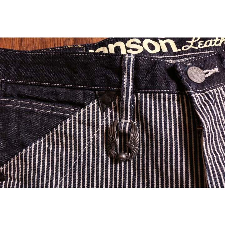 VANSON（バンソン） ヒッコリー デニム パンツ NVBL-404 ボトムス