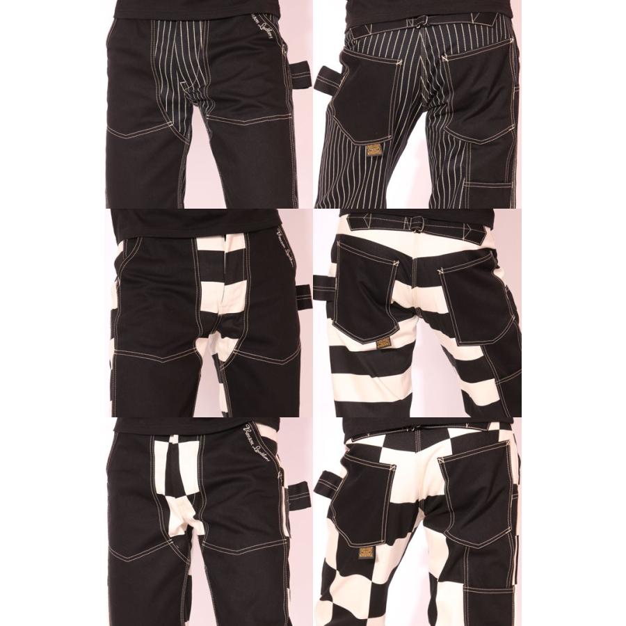 VANSON バンソン ダブルニー ワークパンツ(NVBL-706)刺繍 バックルバック ペインター 24h限定P最大16倍!1/5pm23:59迄 バンソン VANSON ダブルニー ワーク