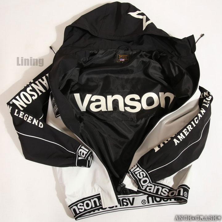 24h限定pMAX17倍!5/2pm23:59迄 当店別注!バンソン VANSON 二層ストレッチ ZIPパーカー NVSZ-2002 刺繍_12