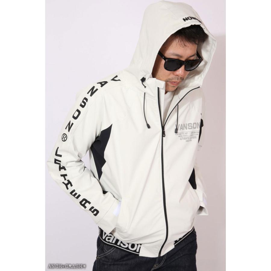 VANSON（バンソン） 当店別注!VANSON 三層ストレッチパーカー NVSZ