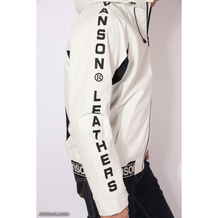 24h限定pMAX17倍!5/2pm23:59迄 当店別注!VANSON バンソン 三層ストレッチパーカー NVSZ-2102 刺繍 高耐水 高撥水_21