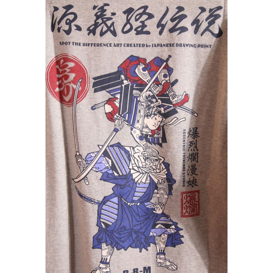 爆烈爛漫娘 牛若vs弁慶 和柄 ロンT RMLT-276 長袖Tシャツ エフ商会 ロングTシャツ 爆裂爛漫娘｜anch-crash｜11