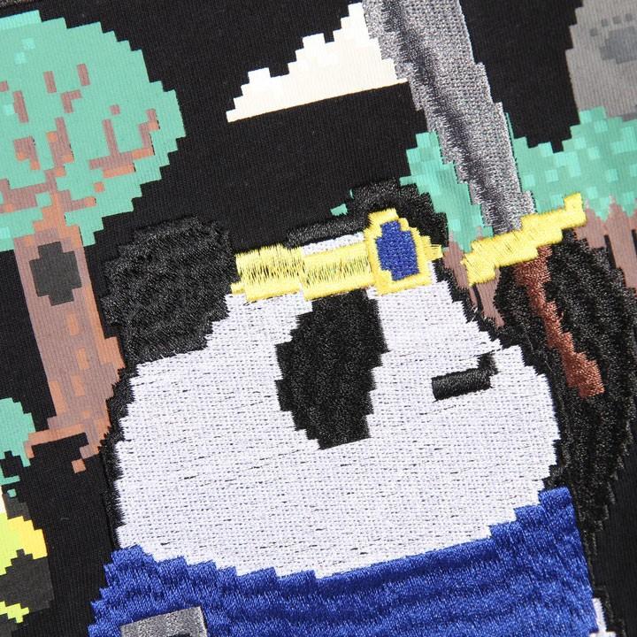 Pandiesta パンディエスタ 8bit ロンtee 刺繍 長袖tシャツ ロングtシャツ パンダ S Anch Crash 通販 Yahoo ショッピング