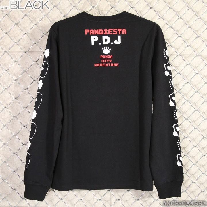 Pandiesta パンディエスタ 8bit ロンtee 刺繍 長袖tシャツ ロングtシャツ パンダ S Anch Crash 通販 Yahoo ショッピング