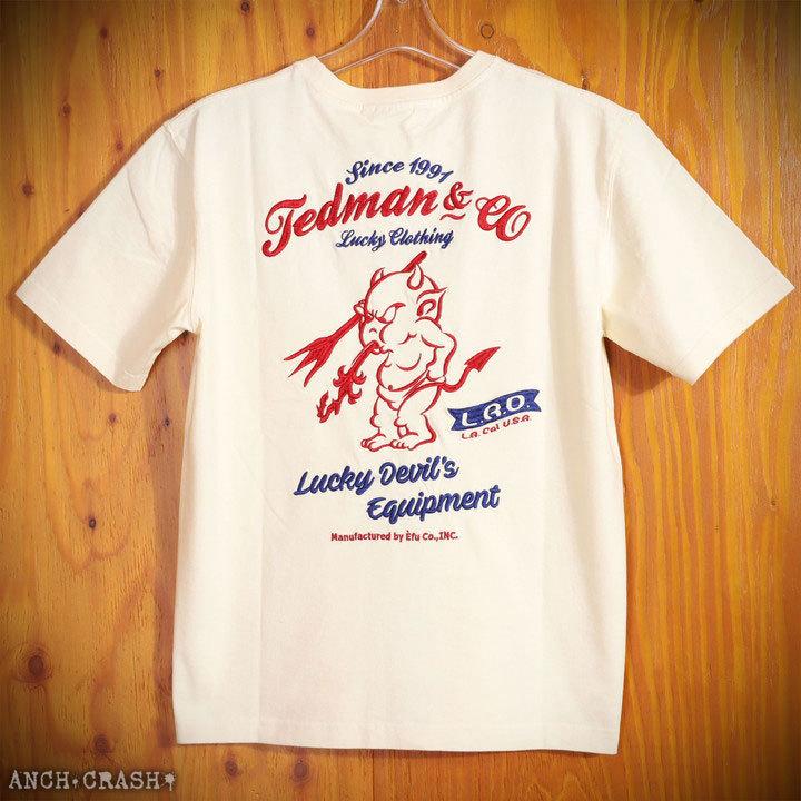 TEDMAN（テッドマン） 24h限定P最大17倍!1/4pm23:59迄 総刺繍 半袖 T