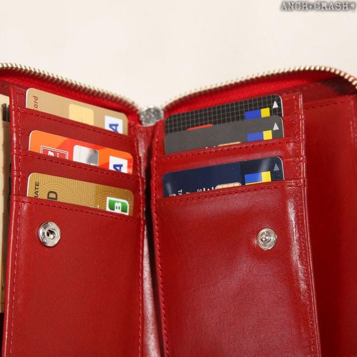 TEDMAN（テッドマン） ラウンドジップ レザー ショート ウォレット TDW