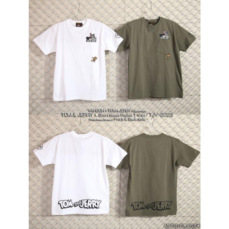 VANSON トム＆ジェリー半袖Tシャツ2枚セット VANSON バンソン × TOM AND JERRY トムとジェリー コラボ 半袖