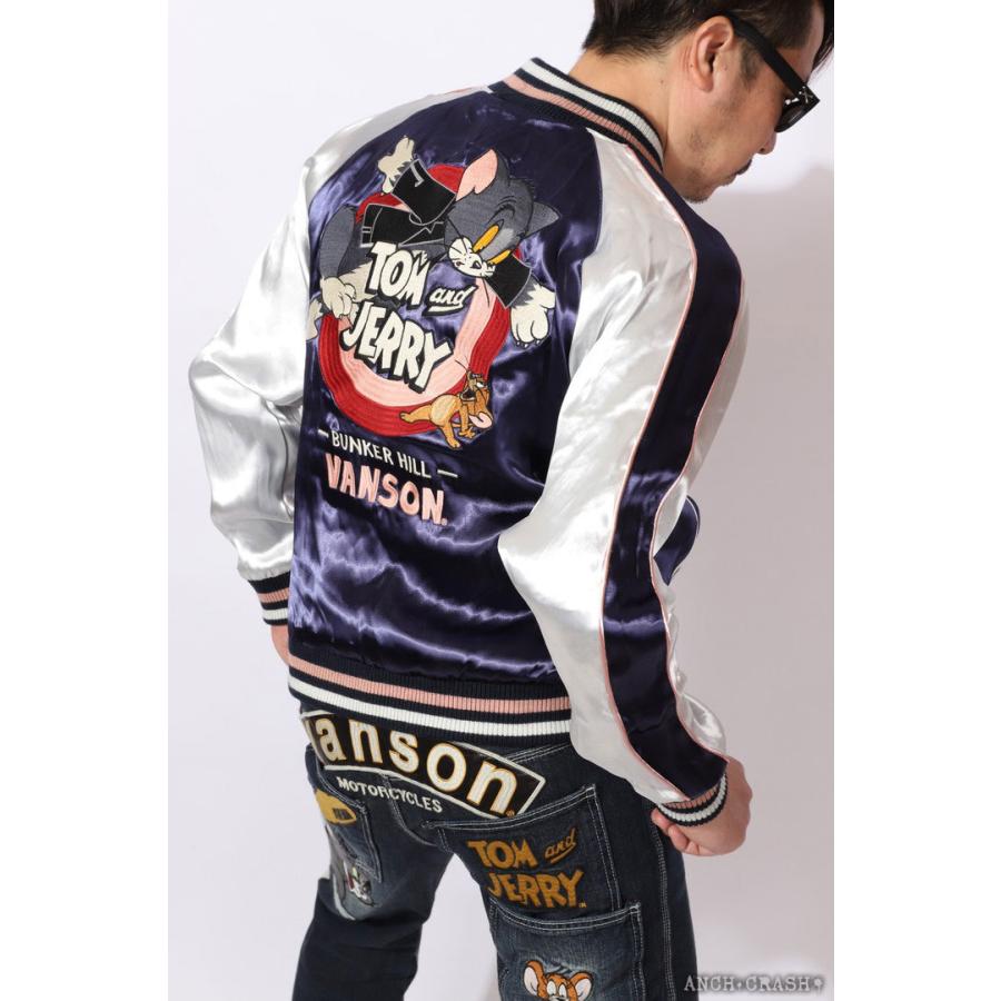 国内正規品限定 VANSON×Tom and レッド系 Jerryトムとジェリーコラボ