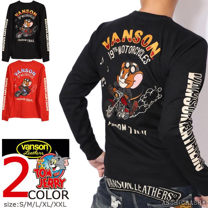 VANSON トムとジェリー コラボ ロンT TJV-2233 バンソン TOM AND JERRY