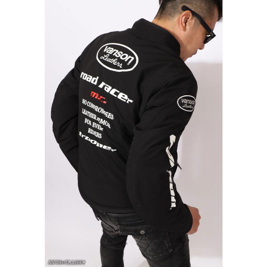 VANSON バンソン ストレッチ ライダースジャケット(TVS2109W)透湿防水フィルム内蔵 肩・肘プロテクター標準装備 VANSON（バンソン） ストレッチ ライダースジャケット TVS2109W 透湿