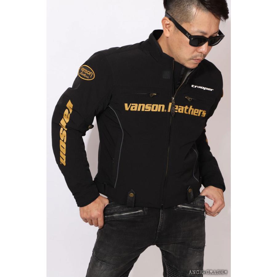 VANSON（バンソン） ストレッチ ライダースジャケット TVS2109W 透湿
