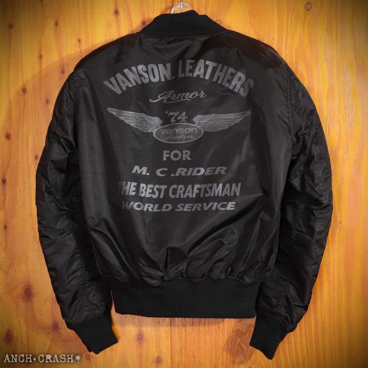 バンソンライダースジャケット 楽天市場】VANSON バンソン 防寒防水 MA-1 ライダースジャケット