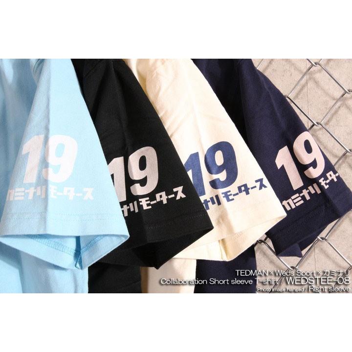 24h限定P最大12倍!5/22pm01:59迄 TEDMAN WedsSport カミナリ コラボ 半袖 Tシャツ WEDSTEE-08 エフ商会 テッドマン｜anch-crash｜20