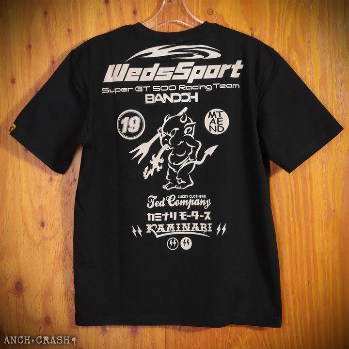 WedsSport×TEDMAN×カミナリ コラボ 半袖 Tシャツ WSBT-01 エフ商会 テッドマン｜anch-crash｜11