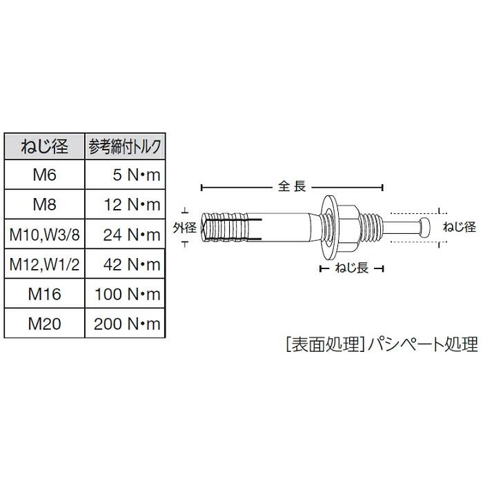 ユニカ(工具) アンカーボルト ステン ルーティアンカーSC-810 50 ユニカ(工具) アンカーボルト ステン ルーティアンカーSC-810 50