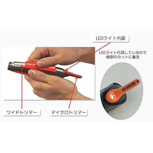 マイクロタッチスイッチブレード（Microtouch Switchblade）AX-025　全身ムダ毛処理　国内正規品 マイクロ＆ワイドトリマー  TVショッピング大ヒット商品