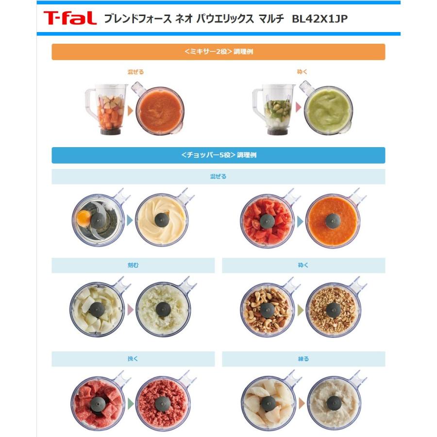 T-fal（ティファール） マルチミキサー ブレンドフォース ネオ パウ