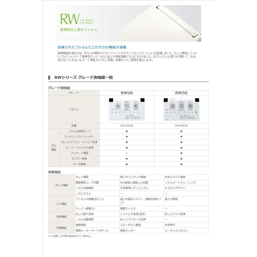 INAX 【送料無料】 LIXIL INAX【CW-RW30/BN8】 シャワートイレ INAX 【送料無料】 LIXIL INAX【CW-RW30/BN8】 シャワートイレ