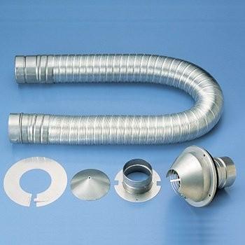 リンナイ 【送料無料】リンナイ ガス衣類乾燥機専用排湿管セット