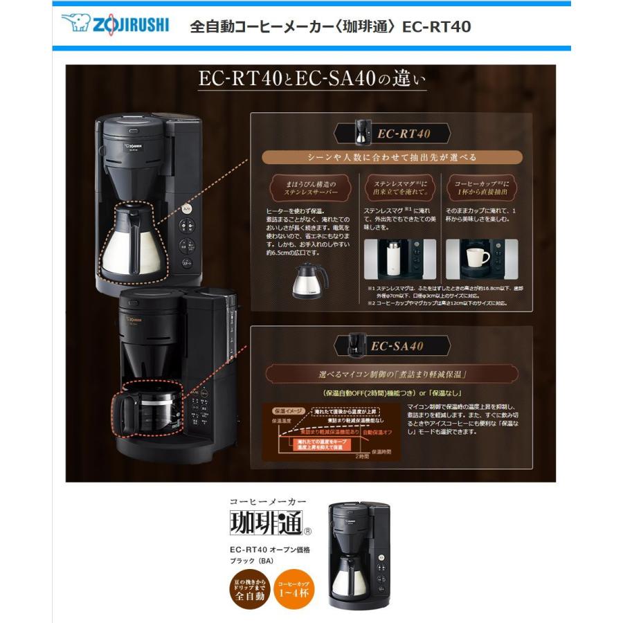 珈琲通 象印マホービン 全自動コーヒーメーカー EC-RT40-BA 全 珈琲通 象印マホービン 全自動コーヒーメーカー EC-RT40-BA 全