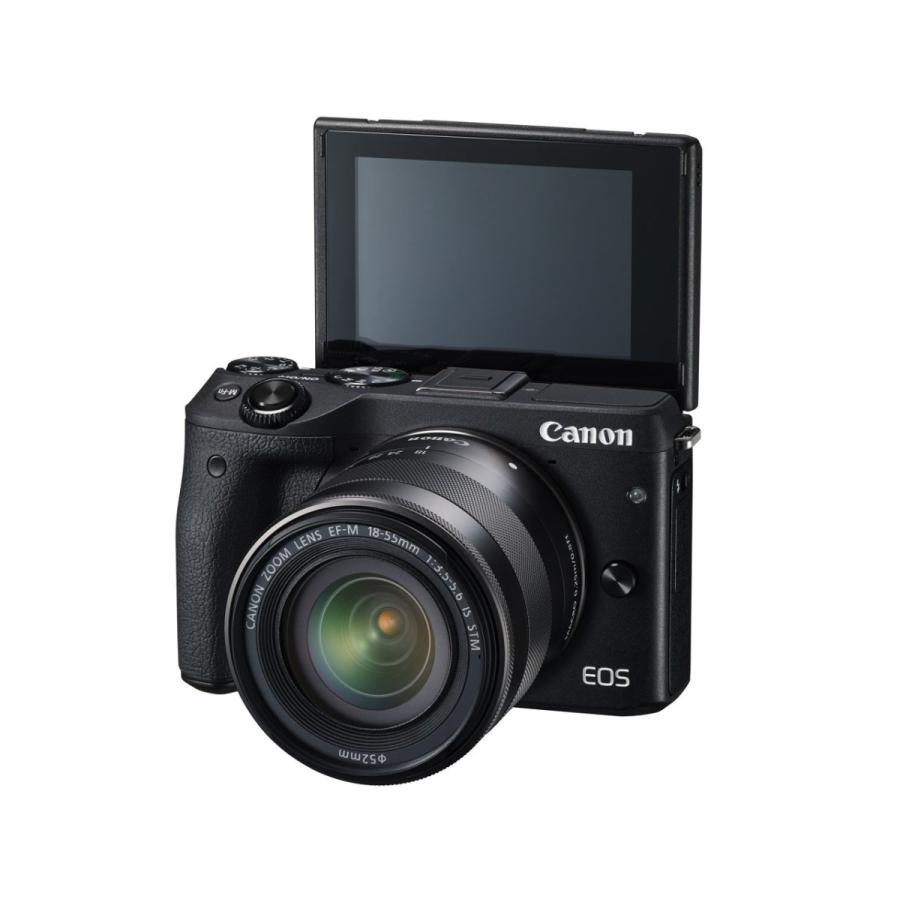 キャノン(CANON）ミラーレス一眼カメラ「EOS M3」ダブルズームキット（ブラック） :EOSM3BK-WZK:Anchor Shop