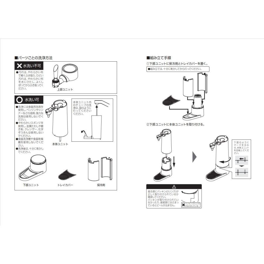GREEN HOUSE（グリーンハウス） ビールサーバー GH-BEERS-BK スタンド
