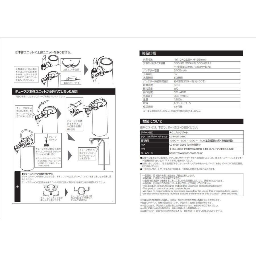 GREEN HOUSE（グリーンハウス） ビールサーバー GH-BEERS-BK スタンド