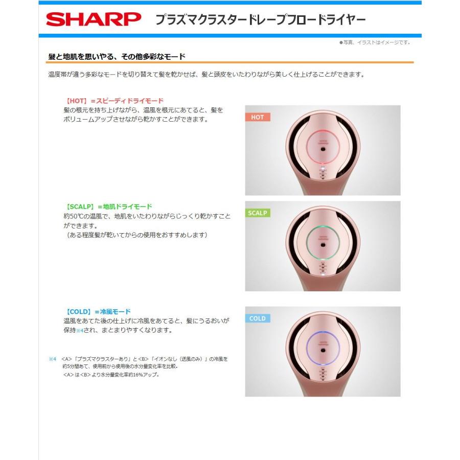 シャープ ドレープフロードライヤー IB-WX2-P プラズマクラスター ドレープフロードライヤー ピンク系 キャメルピンク SHARP｜anchor｜05