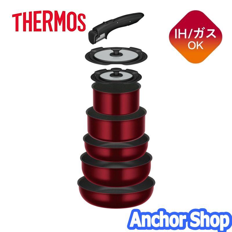 THERMOS サーモス IH対応フライパンなべセット KSD-8A-DR 取っ手 THERMOS サーモス IH対応フライパンなべセット KSD-8A-DR 取っ手
