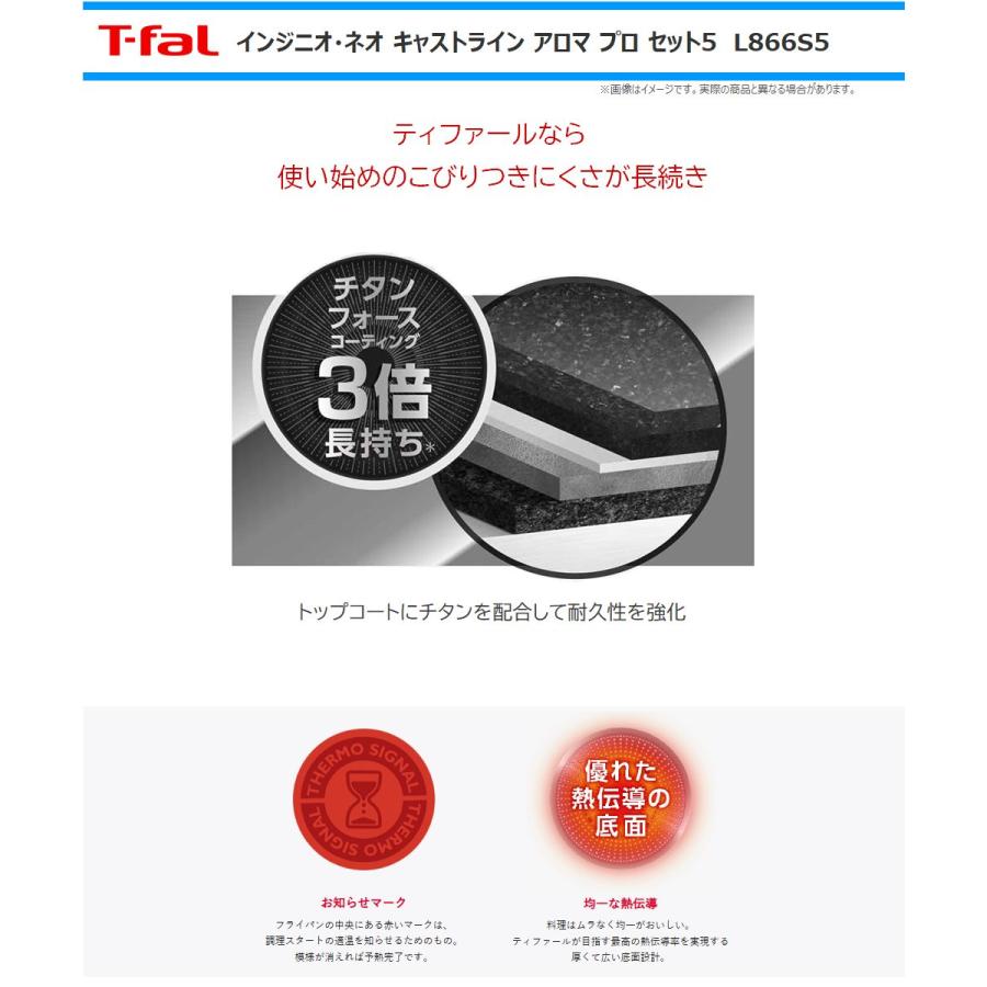 キャストライン ティファール IH対応 取っ手のとれるフライパンなべ