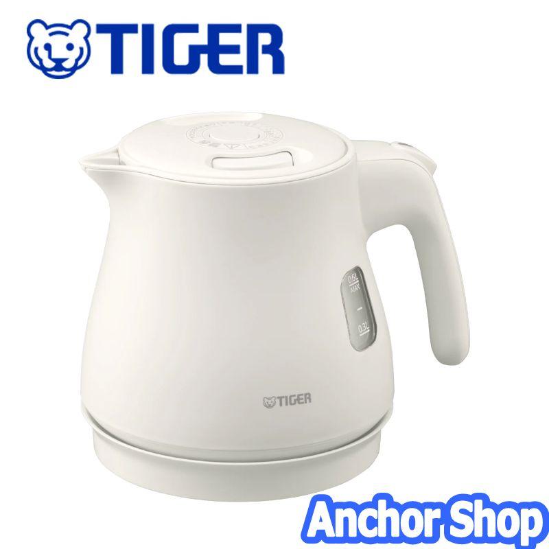 タイガー魔法瓶 タイガー 電気ケトル PCV-A060-WM 蒸気レス 7つの安心