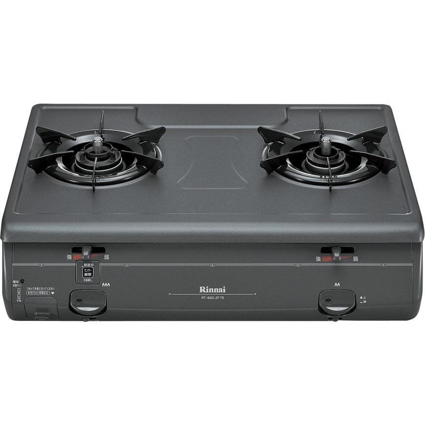 リンナイ 【送料無料】リンナイガステーブルコンロ RT-650-2FTS リンナイ 【送料無料】リンナイガステーブルコンロ RT-650-2FTS