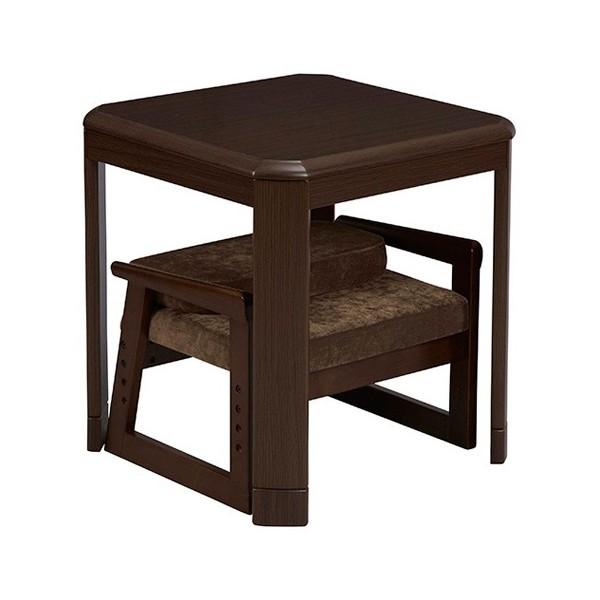 1人用こたつ ユアサ コタツ椅子付き3セット やすらぎ 一人用 こたつ 3