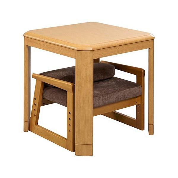 1人用こたつ ユアサ コタツ椅子付き3セット やすらぎ 一人用 こたつ 3