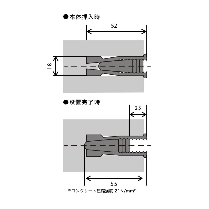 アンカーバード　M12　(200本入)取り外し＆再利用可能