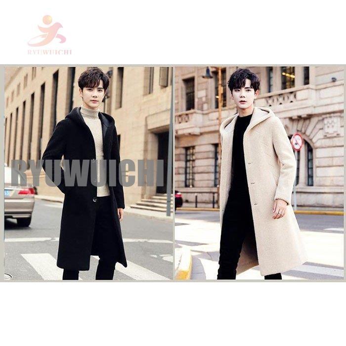 チェスターコート メンズ 大きいサイズ アウター 無地 トレンチコート メンズ ロング丈 通勤 メンズ ポロ衿 帽子付き チェスターコート 大きいサイズ アウター 無地 トレンチコート ロング丈 通勤 ブラック ブルー コーヒー