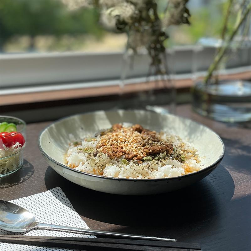 Lサイズ】信楽焼 リム ディーププレート お皿 プレート パスタ皿