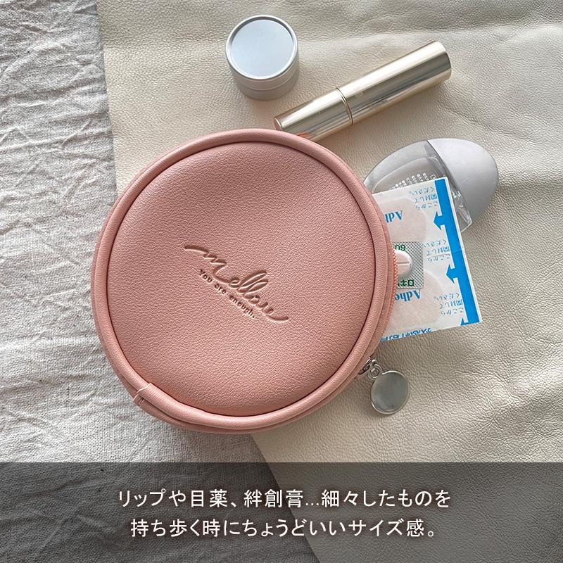 ポーチ 小物入れ レディース ミニポーチ 小さい 小さめ おしゃれ かわいい メイクポーチ 化粧ポーチ 丸い 丸型 丸 マチ付き コンパクト f2246 Andc 通販 Yahoo ショッピング