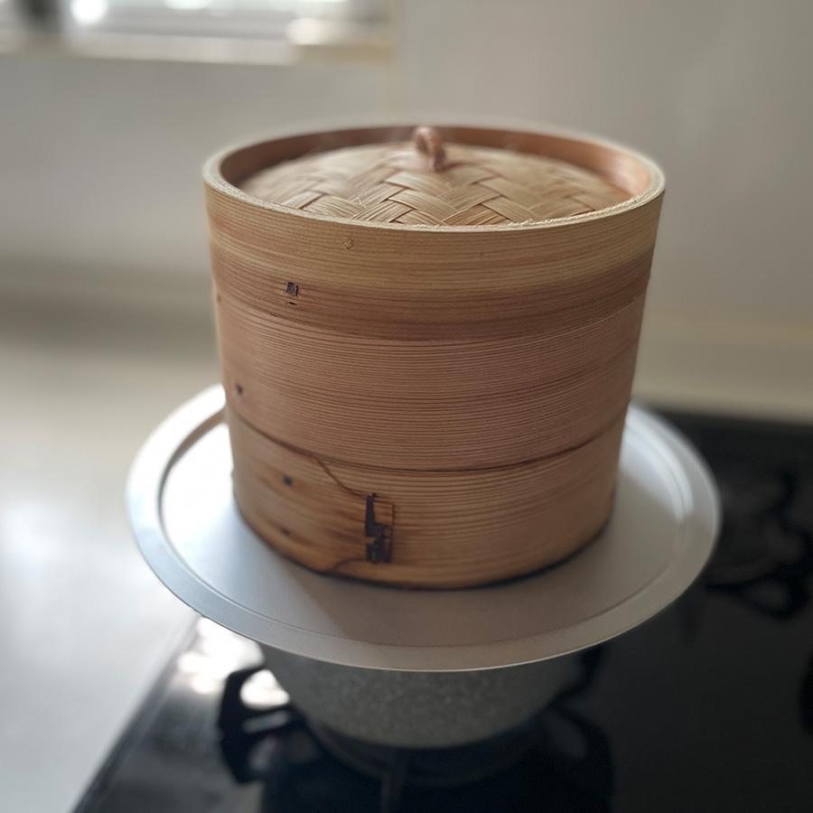 高さがあって使いやすい】 竹せいろ 18cm 21cm 2段 セット 蒸し器 中華